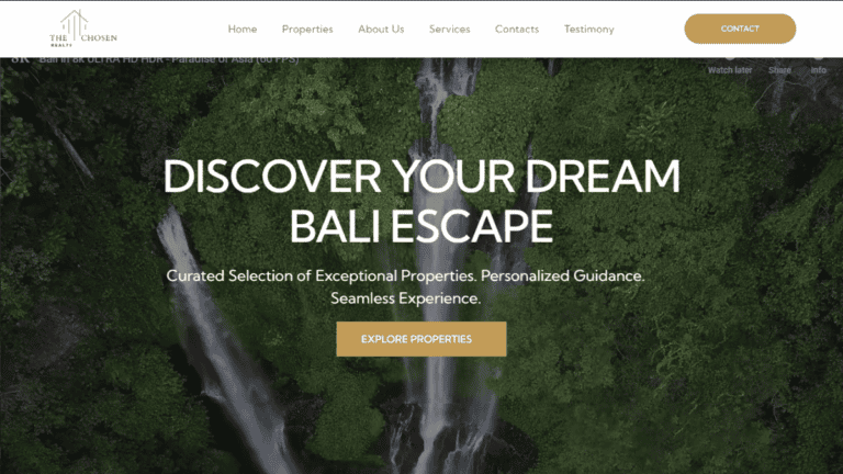 Thechosenrealtybali.com